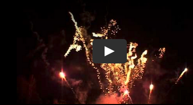 £895 traditional wedding firework display video